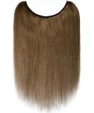 Buy S-Noilite Real Hair Extensions - 50cm (20) 70g Light Brown #6 - Easy Wire Clips for Seamless Volume - Buy Online on GoSupps.com