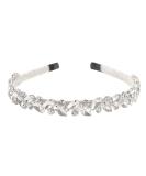 Hernoblerest White Pearl Rhinestone Crystal Headband for Women - Handcrafted Baroque Fashion Hair Accessory - Buy Online on GoSupps.com