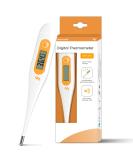 Buy Digital Fever Thermometer - Accurate Rectal Oral & Axillary Thermometer for Babies Children & Adults - Waterproof Probe Quick Reading Orange Color - Buy Online on GoSupps.com