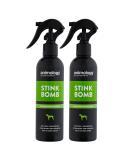 Animology Stink Bomb Deodorising Dog Spray Twin Pack 250ml - Buy Online on GoSupps.com
