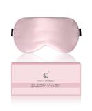 Silk Sleep Mask Eye Mask 22Momme 100% Pure Mulberry Silk Blackout Anti-Allergy Natural Silk Eye Mask with Adjustable Headband Suitable as A Gift for Both Men and Women (Pink) - Buy Online on GoSupps.com