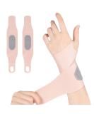 Ultra Thin Wrist Brace for Carpal Tunnel - 2 Pack Pain Relief Support for Tendonitis & Arthritis - Breathable Compression Straps - Buy Online on GoSupps.com