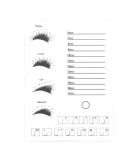 Buy Beaupretty Eyelash Display Board | Grafting Supply & Holder for Eyelash Extensions | Transparent Acrylic Storage Tray & Glue Rack | 1pc - Buy Online on GoSupps.com