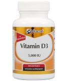Vitacost Vitamin D3 5000 IU - 200 Softgels | High Potency, Easy-to-Swallow - Buy Online on GoSupps.com