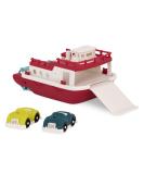 Wonder Wheels Ferry Floating Bath Toy Boat with Cars for Toddlers - Red/White (3 pcs) | Age 1+ | 100% Recyclable | VE1059Z - Buy Online on GoSupps.com