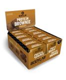 BODYLAB24 Protein Brownie Caramel & Almonds 12x50g | High Protein Snack 12g - Whey & Milk Protein Treats - Buy Online on GoSupps.com