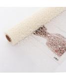 Korean Jacquard Net Mesh Openwork Floral Wrapping Paper 1 Roll Florist Supplies Flower Bouquet Wrapping Paper Floral Supplies for Fresh Flowers  50cm x 5 Yard (Milk White) - Buy Online on GoSupps.com
