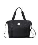 SONARIN Large Capacity Waterproof Baby Nappy Changing Tote Bag Stylish Baby Changing Bag Satchel Messenger Bag Portable Travel Diaper Bag with Stroller Straps & Changing Mat Black - Buy Online on GoSupps.com