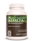 Remedy's nutrition Alfalfa (Medicago Sativa) 1,000mg per Capsule/60,000mg per Bottle/Vegan Caps - Buy Online on GoSupps.com