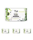 The Cheeky Panda Bamboo Facial Make Up Remover Wipes | Sustainable Face Wipes Eye Makeup Remover | Unscented Pack of 100 Face Wipes | 99% Purified Water 25 count (Pack of 4) Unscented - Buy Online on GoSupps.com