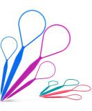 Topsy Tail Hairdressing Tool Set - 8 Pieces 4 Colors | Perfect for French Braids & Creative Hairstyles - International Shipping Available - Buy Online on GoSupps.com
