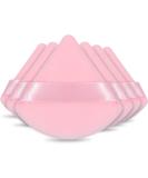 FRAGLOW Powder Puffs - 6 Soft Triangle Makeup Puff Set for Loose & Mineral Powder | Velour Foundation Blender Sponge | Beauty Tools (Pink - Buy Online on GoSupps.com