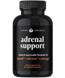 Adrenal Support Supplement with Ashwagandha, Rhodiola Rosea, and Holy Basil - Natural Cortisol Manager for Adrenal Fatigue, Stress Relief, and Health - Buy Online on GoSupps.com