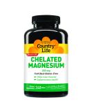 Country Life Chelated Magnesium 250 mg - 240 Tablets for Muscle & Bone Health - Buy Online on GoSupps.com