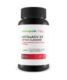 3X Ketorganix Keto+ACV Detox Cleanse - Natural Support for Immune Health & Full Body Cleanse - 3 Month Supply - Buy Online on GoSupps.com
