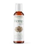 Hemp Seed Oil 2 oz - 100% Pure Virgin Unrefined Natural Moisturizer for Skin Body & Hair | Acne Massage & More - Buy Online on GoSupps.com