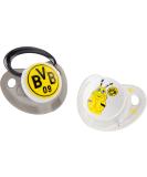 Buy Borussia Dortmund NUK Pacifier Set 0-6m | Multi-Coloured 2-Pack - International Shipping Available - Buy Online on GoSupps.com