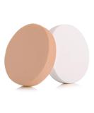 Large Round Makeup Sponges for Eye, Foundation, Blush - Soft, Thick, Fast Makeup - Dry/Wet Use, No Scumming - 2 Count - Buy Online on GoSupps.com