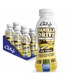 Chiefs Milk Protein Drink - 26g Protein BCAA Low Carb Lactose Free Low Sugar | 6 x 330ml Vanilla - International Shipping Available - Buy Online on GoSupps.com