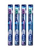 Oral-B 3D White Vivid Toothbrush 35 Soft - Pack of 4 | Colors Vary - Buy Online on GoSupps.com