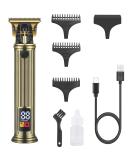 Cordless Men's Beard Trimmer - Zero Gap Hair Trimmer with LED Type-C Quick Charge 7500RPM & 3 Combs | International Shipping Available - Buy Online on GoSupps.com