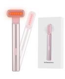 Light Therapy Wand for Face & Neck | Red & Blue Skin Rejuvenation Massager - Pink - Buy Online on GoSupps.com