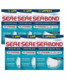 Sea-Bond Secure Denture Adhesive Seals, Original Uppers, Zinc Free, All Day Hold, Mess Free, 15 Count- Pack of 6 ( 90 Total Uppers) 15 Count (Pack of 6) Pack of 6- 90 Uppers Total - Buy Online on GoSupps.com