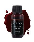 MEICOLY Fake Blood 0.5 oz - Washable Edible Stage Blood for Halloween & Cosplay Makeup - Safe for Mouth, Teeth & Nosebleed - Realistic Drips & Special Effects - Buy Online on GoSupps.com