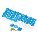 31 Day Monthly Pill Organizer - Portable Medicine Case for Vitamins Supplements & Fish Oils - Buy Online on GoSupps.com