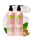 Essence of Argan Renewing Hair Care Set - 100% Pure Moroccan Organic Argan Oil Shampoo & Conditioner for Volumizing & Nourishing All Hair Types - Buy Online on GoSupps.com