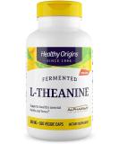 Healthy Origins L-Theanine 100mg 180 Veggie Caps - AlphaWave Formula | 180 Count Pack - Buy Online on GoSupps.com