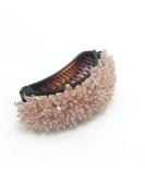 Meilliwish Small Beads Lady Hair Clip (H11) - Pink | Stylish Hair Accessory for Women | Shop Internationally - Buy Online on GoSupps.com