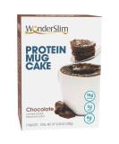 WonderSlim Chocolate Protein Mug Cake - 15g Protein, 6g Fiber, 3g Sugar (7ct) - Buy Online on GoSupps.com