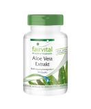 Fairvital Aloe Vera Capsules - Vegan - 90 Capsules - Pure Aloe Vera Barbadensis for Digestive Health & Wellness - International Shipping Available - Buy Online on GoSupps.com