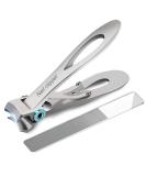 SZHLUX Nail Clippers Ultra Wide Jaw Opening Toenail Clippers Set for Thick Nails Cutter for Ingrown Manicure Pedicure Men & Women Big  Silver - Buy Online on GoSupps.com