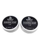Shaving Soap Cream 2pack for Men by Echolly- Sandalwood Shave Soap for Shaving Brush and Bowl- Smoothest Wet Men's Shaving Cream Soap Barber Soap 2pack 3 oz - Buy Online on GoSupps.com