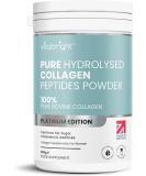 Bovine Collagen Peptides Powder 500g - 50 Servings - 100% Pure Hydrolysed Type 1 & 3-19 Amino Acids - High Levels of All 8 Essential Amino Acids & BCAAs - Halal & Kosher - Made in UK by VitaBright - Buy Online on GoSupps.com