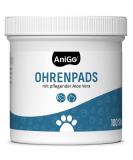 Anigo Ear Cleaning Pads for Dogs & Cats - 100 Soft & Mild Towels for Gentle Ear Hygiene & Care - Buy Online on GoSupps.com