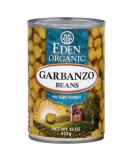 Eden Organic Garbanzo Beans 15.0 OZ (Pack of 4) - Buy Now for Quality and Value! - Buy Online on GoSupps.com
