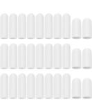 Frienda Gel Finger Protectors - 30 Silicone Finger Cots for Cracking & Trigger Finger Support - White - Buy Online on GoSupps.com