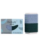 Bellody Minis - Stylish Mini Hair Ties for Braids (20 pcs - Green/Blue) | Women's Hair Accessories - Buy Online on GoSupps.com