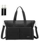ROYAL FAIR Nappy Changing Bag - Portable Messenger Tote for Mom and Dad with Pram Clips | Maternity Diaper Bag Travel Tote (Black 42x33x18CM) - Buy Online on GoSupps.com
