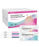 50 Ovulation Test Strips and 20 Pregnancy Test Strips, Over 99% Accurate & Easy to Use - Buy Online on GoSupps.com