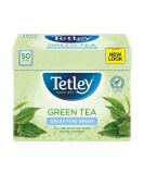 Tetley Green Tea Decaf 50 Bags - 100g Decaffeinated Green Tea for Enjoyment | Shop Internationally - Buy Online on GoSupps.com