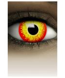 FXCONTACTS Halloween Colored Contact Lenses - Yellow Red Horror Clown - 2 Pcs (1 Pair) - Non-Prescription - Buy Online on GoSupps.com