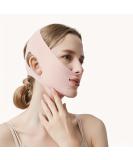 2pc V Line Face Lifting Strap - Chin and Cheek Lift Bandage - Women's Sleeping Mask - Perfect Gift Idea for a Defined V Face - Buy Online on GoSupps.com