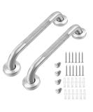 LONVICHTT 12 Inch Grab Bars for Bathroom - 2 Pack, Anti-Slip Stainless Steel Shower Handles for Bathroom Safety - Senior Assist Bath Handle - Buy Online on GoSupps.com