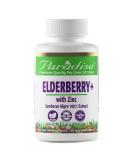 Paradise Herbs Earthâ€™s Blend Elderberry + Zinc - 60 Vegetarian Capsules | Immune Support - Buy Online on GoSupps.com