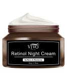 Vivo Per Lei Retinol Night Cream | Anti-Aging Moisturizer with Vitamin E for Women - 1.76 Oz | Hydrating Night Cream for Youthful Skin - Buy Online on GoSupps.com