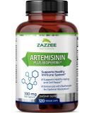 Zazzee Artemisinin 100 mg Capsules - 120 Count | Premium Herbal Supplement - Buy Online on GoSupps.com